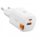 Spigen Essential 35W Wall Charger EE352EU, baltas