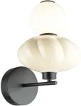 8W LED sieninis &scaron;viestuvas TORDI, smėlio/matinės baltos sp., 3000K