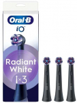 Dantų &scaron;epetėlis Oral-B iO Radiant Baltas Juodas replacement brushes 3pcs, juodas