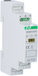 F&F LK-712 Y 130&divide;260V-1&times;LED GELTONAS, TH35,