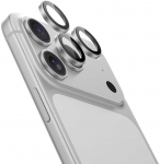 Benks Apsauginis stiklas Glass Warrior Lens Protector on camera skirtas Apple iPhone 17 Pro/17 Pro Max (lens 3 vnt) sidabrinis