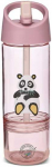 CARL OSCAR Vandens gertuvė 2in1, pink-panda 0,3 + 0,15 l