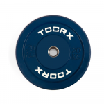 TOORX Bumper Plate Challenge, mėlynas, 50 mm, 20 kg