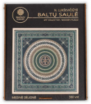 Fantasy Puzzles Medinė mandalos dėlionė &bdquo;Baltų saulė&ldquo;, 360 detalių