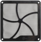 SilverStone ventiliatoriaus grotelės ir filtro komplektas SST-FF141B Juodas, 140 x 140 x 3 mm