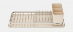 BRABANTIA Compact Dish Drying Rack SinkSide - Soft rusvai gelsvas