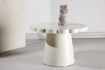 Venture Design Sofa staliukas Krull 70x45 cm Smėlio spalvos MDF