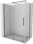 Du&scaron;o kabina Mexen Velar, 160 x 100 cm, Gun metal/Transparent