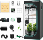 Mars Hydro pilnas auginimo palapinės rinkinys su TS600 LED lempa, 100 W, 60 &times; 60 &times; 140 cm, 1680D Mylar