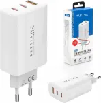 Montis USB Type A + 2x USB Type C sieninis įkroviklis 65W MT124 Montis