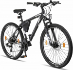 Licorne Bike kalnų dviratis, 27,5 colių ratai, aliuminio rėmas, 21 pavarų sistema, diskiniai stabdžiai, juodos ir baltos spalvos, M 01 LCR 29760 18 001