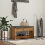 Koridoriaus suolas su pagalve Senas medis 83 x 38 x 45 cm