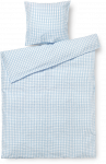 Patalynės komplektas Juna - B&aelig;k&B&oslash;lge Bed Linen 140x220 cm - Light Mėlyna & Baltas