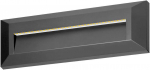 KIBO LED 1.5W, fasadinis &scaron;viestuvas, 150lm, IP65, 4000K, stačiakampis, pilkas