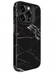 Dėklas Evelatus Apple iPhone 15 Pro Max Armor case TPU+PC Customized Print Design Marble Juodas