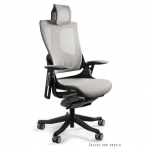 Unique Ergonomi&scaron;ka biuro kėdė su tinkleliu Wau 2 Mesh - Juoda/Snowy