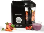 B&eacute;aba garų maisto ruo&scaron;imo robotas kūdikiams 4 viename, 1,1 l talpos, 700 W, juodas, Babycook Solo 912791