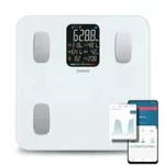 Svarstyklės Evolveo Salente MaxFit, Smart Personal Diagnostic Fitness Scale, Bluetooth, Baltas