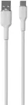 Puro Elektrik Puro Soft duomenų perdavimo ir įkrovimo kabelis | USB-A į USB-C | 18 W | 1,5 m | baltas