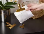 sinsay Maisto klipų rinkinys i&scaron; 3 GOLD nerūdijančio plieno glamour