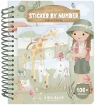 Little Dutch Sticker Booklet by Numbers &acute;Safari Friends Rosa&acute;