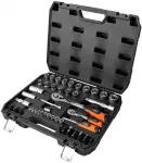 Neo Tools Klucze nasadowe 1/2", 1/4", komplektas 68 vnt., satyna