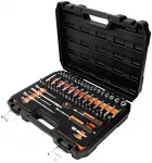 Neo Tools Klucze nasadowe 1/4", komplektas 63 vnt., pianka EVA