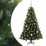 Dirbtinė kalėdinė eglutė su rutuliuku 210 cm 300 LED
