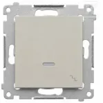 Kontakt-Simon Laiptinio jungiklio jungtis su LED ap&scaron;vietimu (modulis), greito sujungimo kasmyro Simon 54 (DW6L.01/42)
