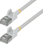 StarTech 30 cm itin plonas CAT6A kabelis (N6APATSTP34WHS30CM)