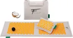 Fitem - xl akupresūros kilimėlis su pagalvėle - 100% natūralus kokoso pluo&scaron;to užpildas - masažas - mal&scaron;ina nugaros ir kaklo skausmus - i&scaron;ialgija - raumenų atpalaidavimas - relaksacija ir mažina nemigą