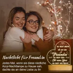 Geriausios dovanos draugei moterims, 3d naktinė lemputė Led iliuzijos lempa jai merginai seseriai gimtadienio kalėdų padėkos dovana