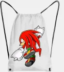 Kuprinė į mokyklą kūno kultūrai, sportinis mai&scaron;elis Sonic Knuckles su spauda