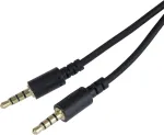 Cordial &bdquo;premiumcord&ldquo; 3,5 mm 4 kontaktų garso ir mikrofono laidas, 0,5 m