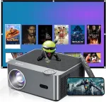 Smart Lcd projektorius Android 4k Netflix Youtube 1080p 500ansi automatinis fokusavimas