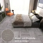 40 vnt. lipnių Pvc grindų plytelių, 30x30 cm, 3.6 m&sup2;, pilkos