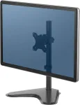 Fellowes Seasa monitoriaus laikiklis su stovu, reguliuojamo auk&scaron;čio, ergonomi&scaron;kas, skirtas 1 monitoriui iki 81,28 cm (32 colių), juodas