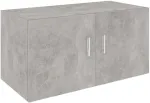 Prie sienos montuojama spintelė, betono, 80x39x40cm, mediena