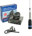 CB radijo stotelė PNI ESCORT CB 8024 ASQ + CB antena PNI ML160 su T941 laikikliu