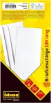 Idena 10219 vokai be langelių, užspaudžiami, Din Long, 75 g/m&sup2;, 25 vnt., Fsc Mix, balti