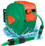 Automatinė rite su laistymo žarna, 20 m + 2 m
