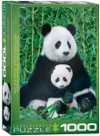 Dėlionė Panda ir jauniklis EuroGraphics 1000 detalių