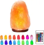 Himalajų roko druskos lempa - rankomis i&scaron;raižyta natūrali himalajų usb lempa oro valytuvas su 7 spalvų kintančiomis led lemputėmis 4.7''/1.5 lbs stalui, kompiuteriui, namams, biurui, jogai, darbui, dovana
