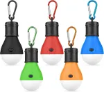 Flintronic 5 vnt. kempingo lempų rinkinys, led kempingo žibintas, palapinės lempa, lemputė, kempingo &scaron;viestuvas su karabinu, avarinis žibintas, kempingo lempos nuotykiams, žvejybai, dingus elektrai, atsparus vandeniui