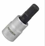 1/4' galvutė su &scaron;e&scaron;iakampiu antgaliu PROXXON HX 3mm