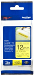 Brother | TZe-S631 Strong Adhesive Laminated Tape | Juodas on Geltona | TZe | 8 m | 1.2 cm