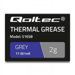QOLTEC 51658 Qoltec Termopasta 11W/mK 2g pilkas