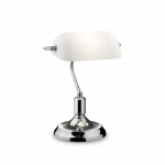 Ideal Lux Table lamp with 1 light LAWYER, E27, juodas