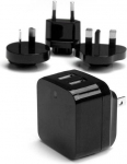 Įkroviklis StarTech 2x USB-A 3.4 A (USB2PACBK)