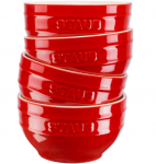 STAUB APVALUS DUBULAS 40508-146-0 14 CM - 4 VIENŲ RINKINYS